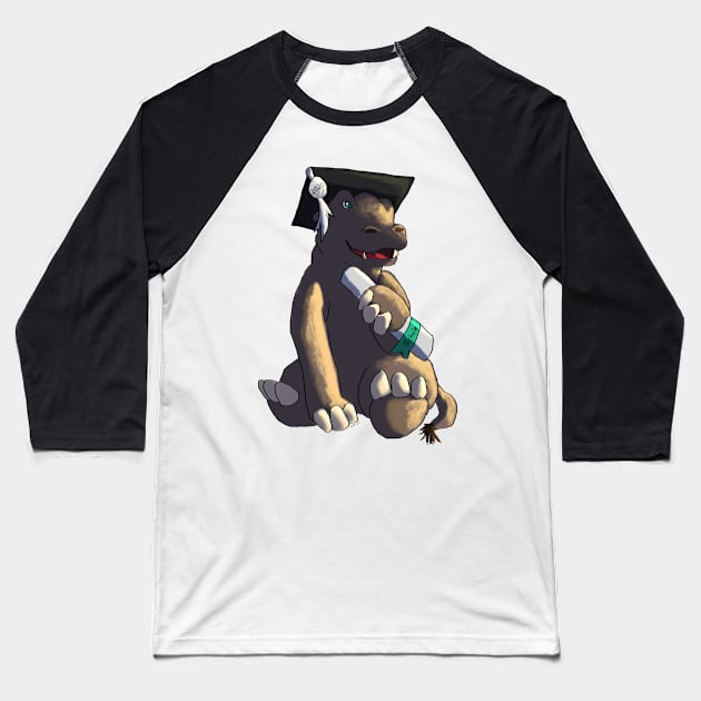 The Graduate Hippo Baseball T-Shirt by Absel123